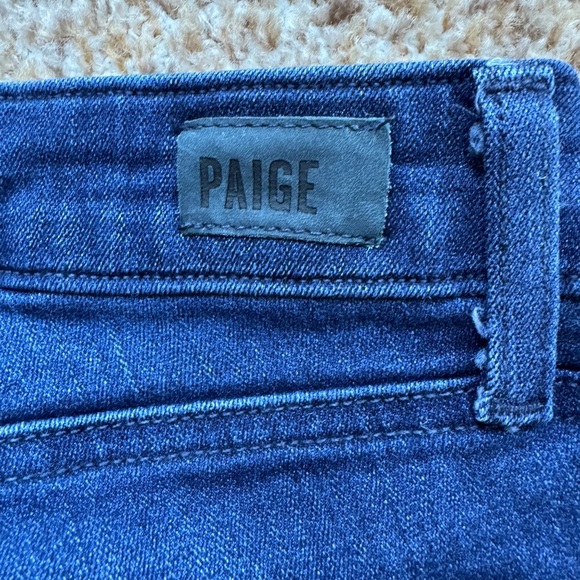 Women's Size 27 Paige Verdugo Ankle Skinny Jeans Dark Wash - Picture 3 of 5